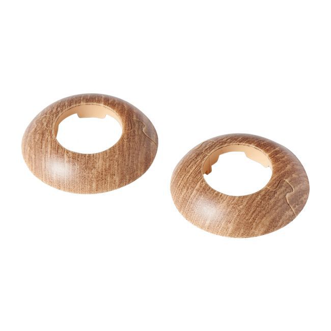 Rozeta maskująca PCV GoodHome śr. 16 mm dąb stary 2 szt.