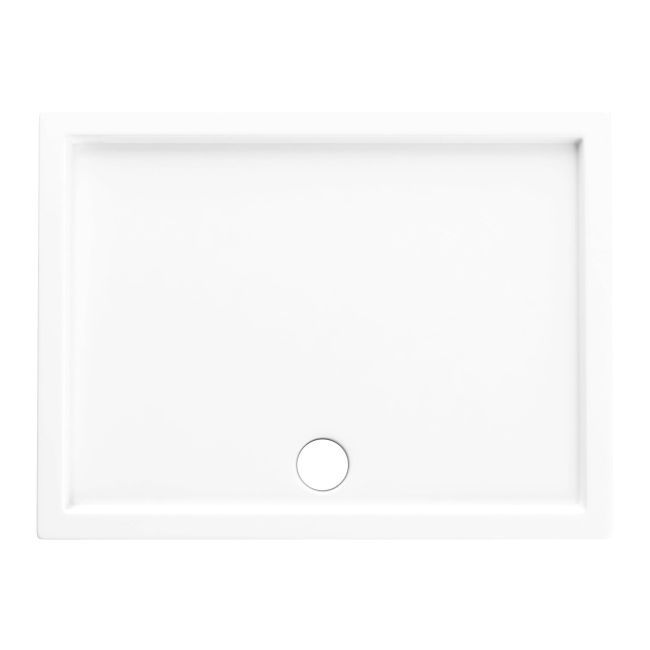 Brodzik akrylowy Schedpol Lena prostokątny 70 x 120 x 14 cm biały