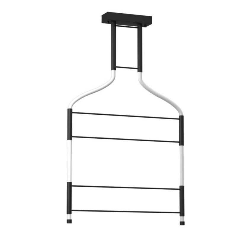 Lampa wisząca Dohar Alha 0578 czarno-biała nowoczesna wbudowany LED 36W 1 szt.