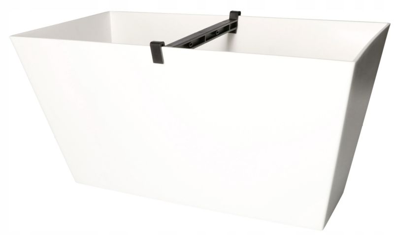 Doniczka KOTARBAU 400x216x200 mm biała 1 szt.