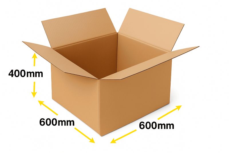 Karton PUDEŁKO Neopak 600x600x400mm KRAFT 1 szt Klapowy 5-warstwowy DUŻY Gabaryt 1 szt.