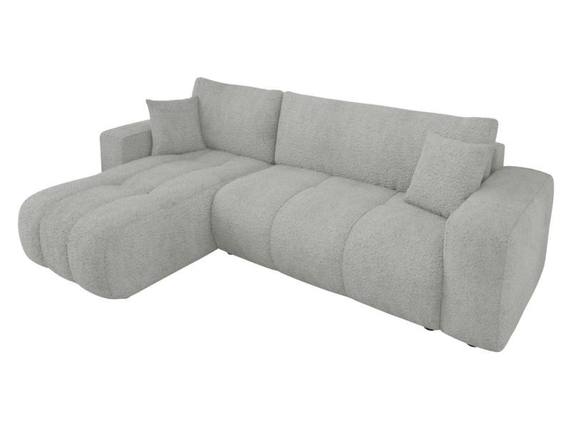 Narożnik z funkcją spania MIRJAN 24 Furyn jasnoszara bukla 1 szt.