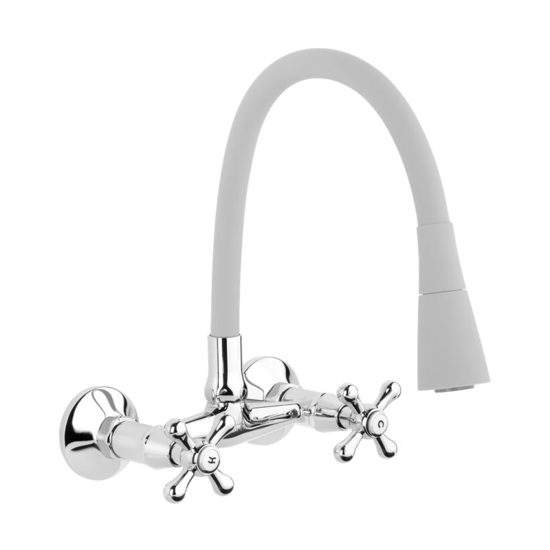 Bateria kuchenna zlewozmywakowa Invena Roma z elastyczną wylewką srebrny, szary 1 szt.