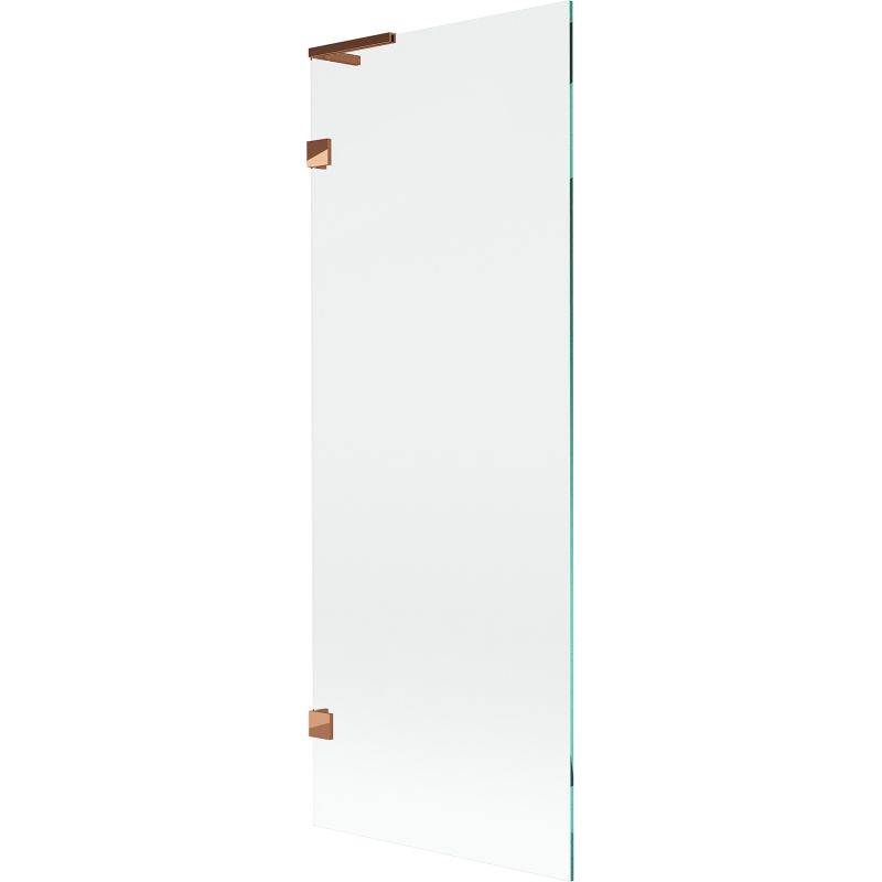 Parawan wannowy Mexen Lunar L różowe złoto 70x150 cm 1-skrzydłowy 1 szt