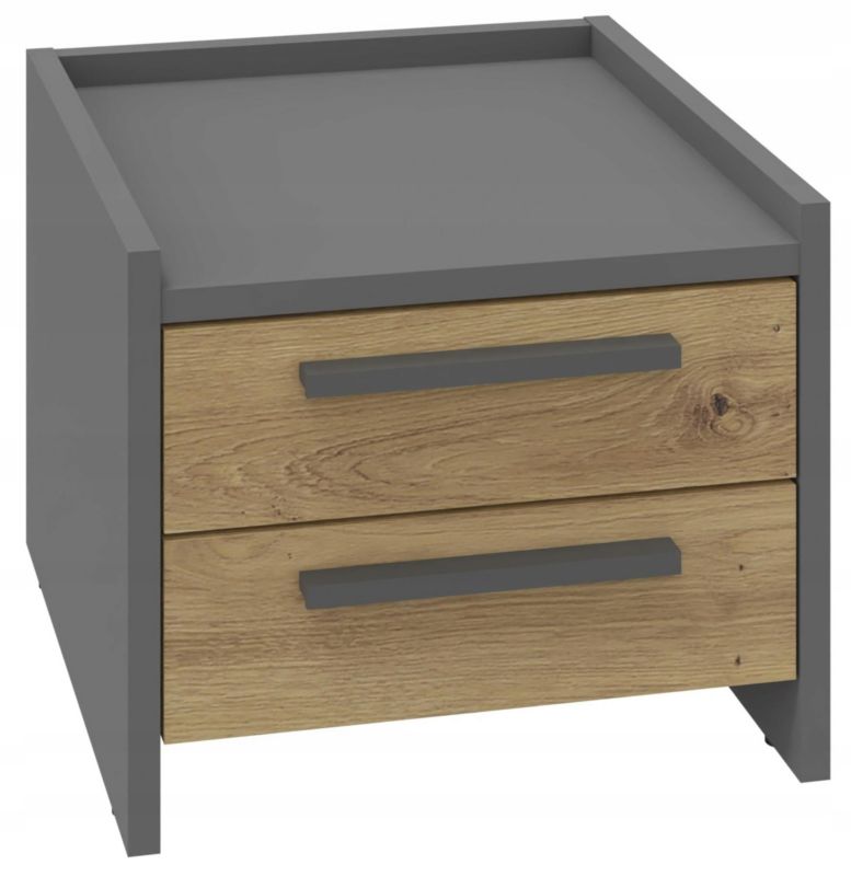 Szafka nocna Matkam komoda ALTIVO 2SN artisan-antracyt 1 szt.