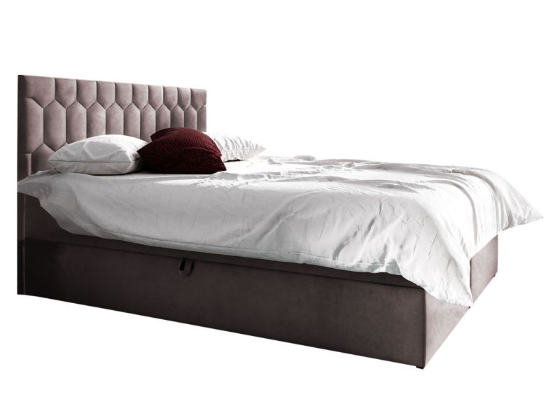 Łóżko kontynentalne MIRJAN 24 Top M24 180x200 brudny róż 1 szt.