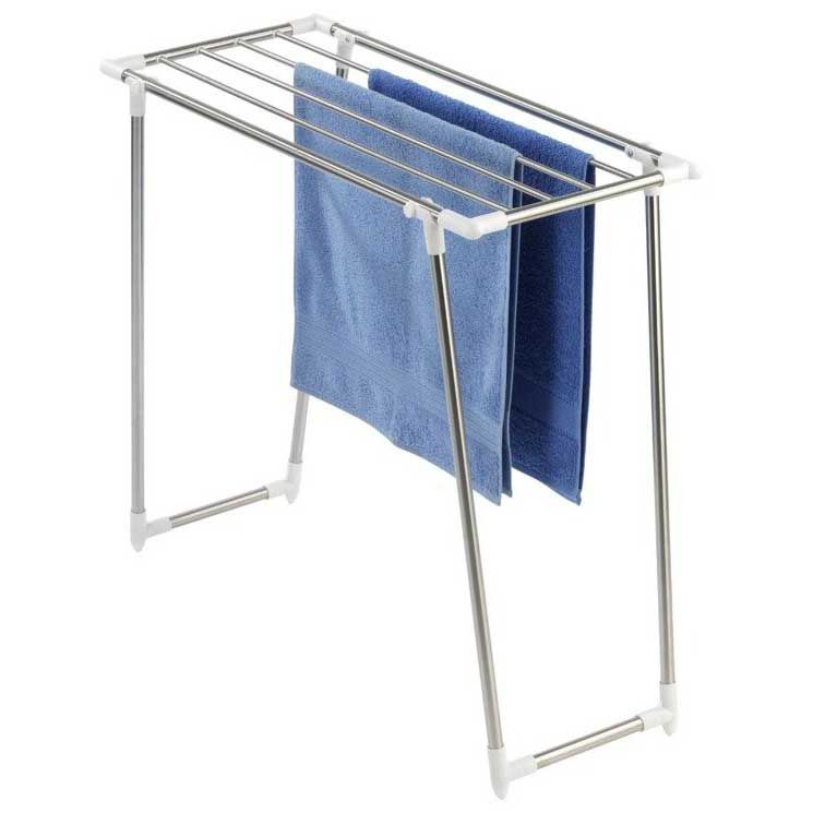 Suszarka na pranie Wenko Profi stojąca, 5,5 m, stal nierdzewna srebrna, 1 szt.