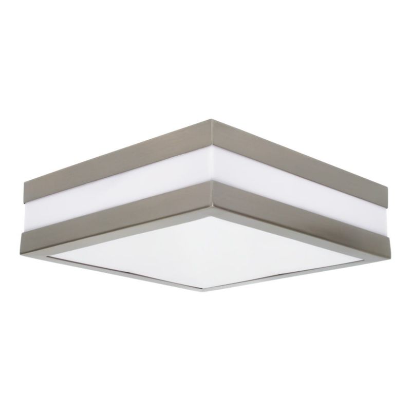 Plafon sufitowy lampa Kanlux Jurba srebrny 2 x E27 x 18W IP44 wym: 9 x 29 x 29 cm - 1 szt.