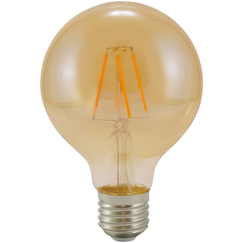 Żarówka LED Sanico Goldlux LED E27 FILAMENT G80 Vintage Amber 4W CIEPŁA 2000K - 1 szt.