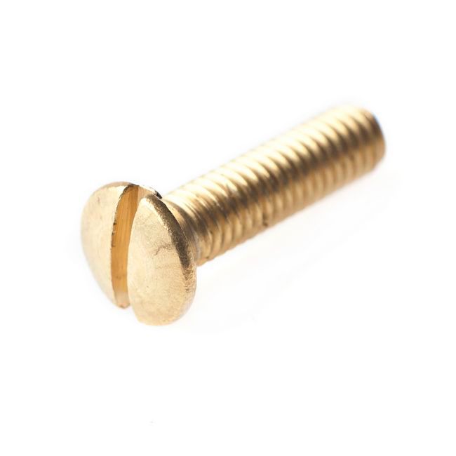 Śruba metryczna mosiężna DIN 964 M4 x 16 mm 1 szt.