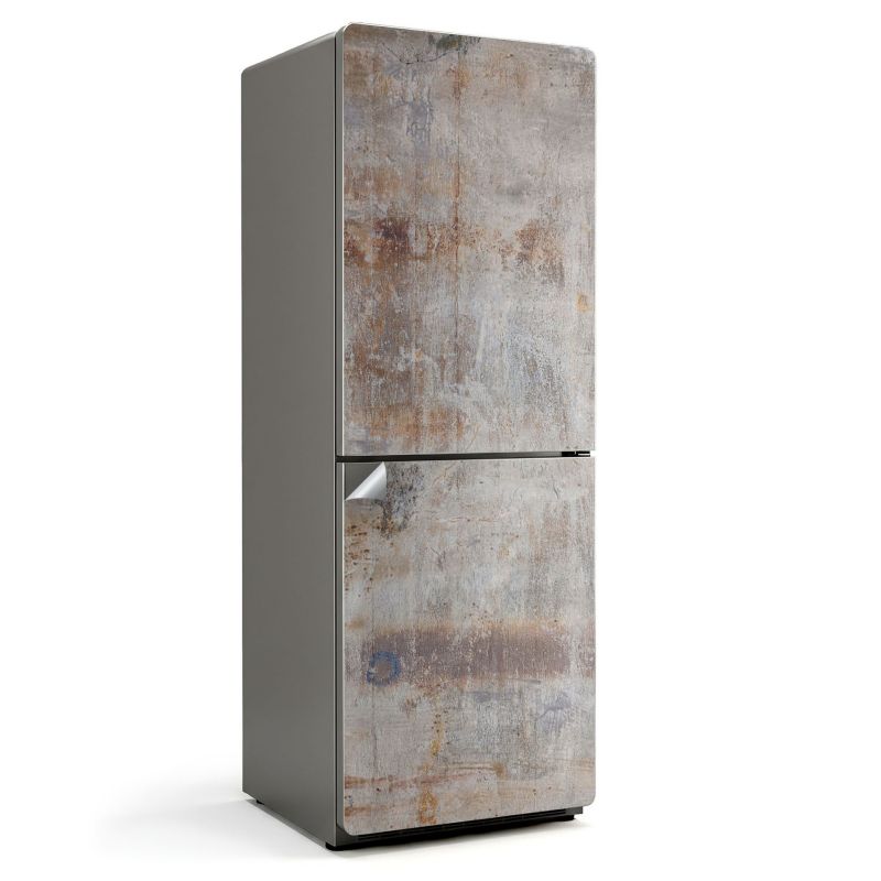 Ochronna naklejka na lodówkę Wallfluent 70x190 cm Tekstura surowego betonu 1 szt.