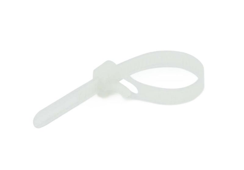 Opaska Zaciskowa Neopak Wielorazowa 100/7,6mm Biała 100sz 100 szt.