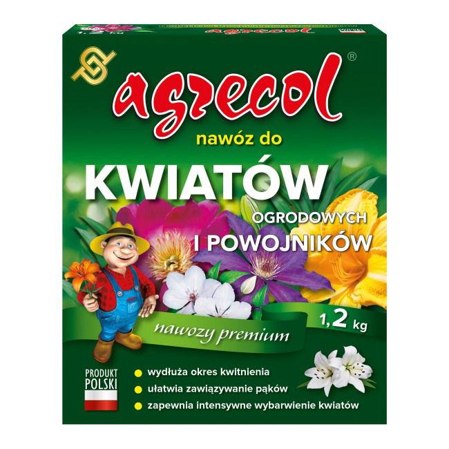 Nawóz do kwiatów ogrodowych Agrecol 1,2 kg