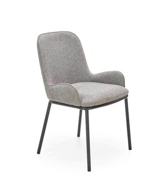 Krzesło Halmar tapicerowane K481 szare 1 szt