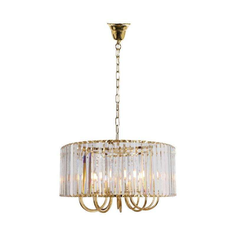 Żyrandol Zuma Line Paris złoto francuskie wym: 95 x 40 x 40 cm 6xE14 x 40W 1 szt.