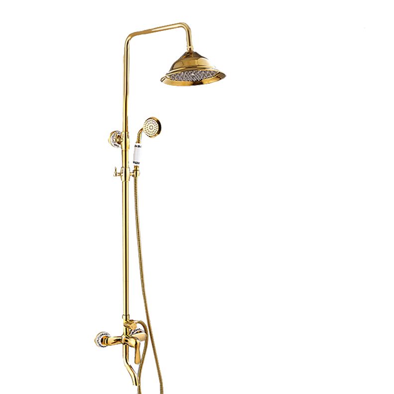 Bateria prysznicowa Lauferi PHILAGORIA mosiężna złota retro 1 szt.