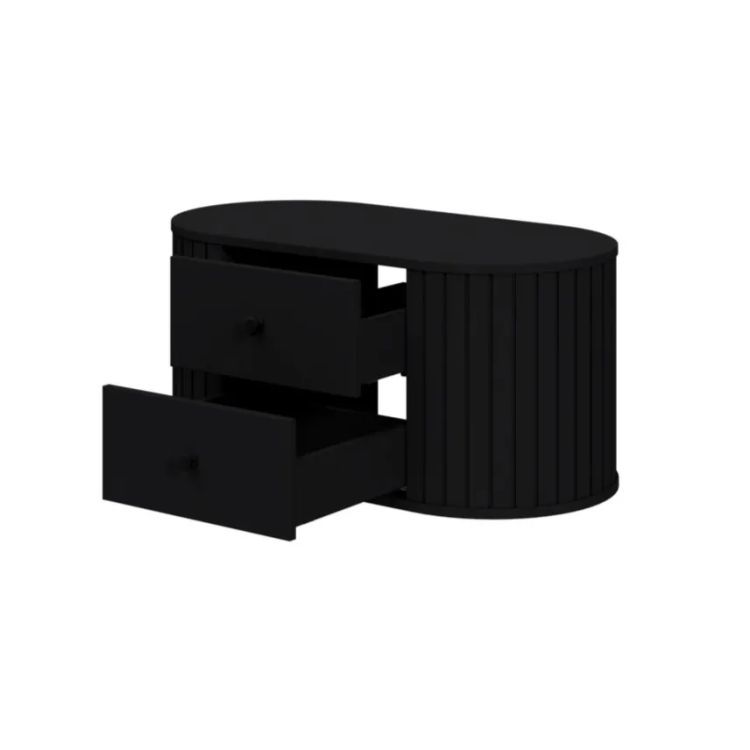 Szafka Halmar pod umywalkę VENEZIA 2S 95cm czarny mat 1 szt.