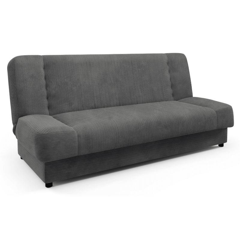 Wersalka Mebel Elite PIANO Rozkładana Sofa Z Funkcją Spania Dwuosobowa Ciemnoszary 1 szt