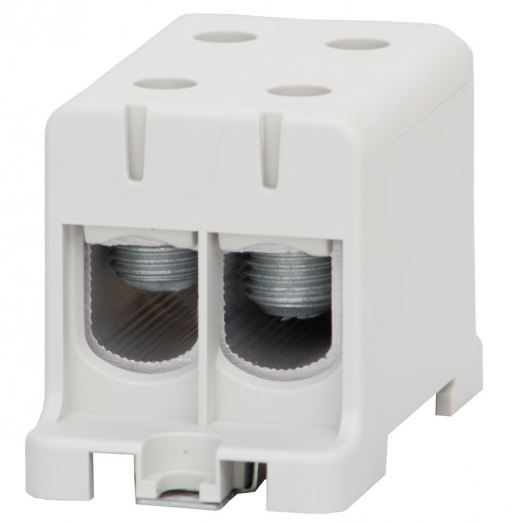 Złączka szynowa F-Elektro 2-torowa 2 x 2 x 95mm2 Al/Cu szara F2.0298 1szt.