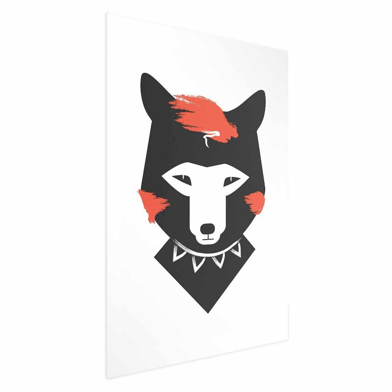 Plakat Artgeist Grzeczny lisek 29,7x42 cm bez ramy 1 szt