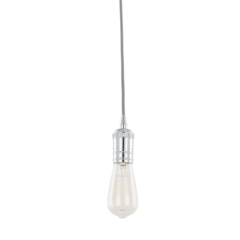 Lampa wisząca Italux Atrium srebrna wym: 4,5 x 4,5 cm 1xE27 x 1 szt.