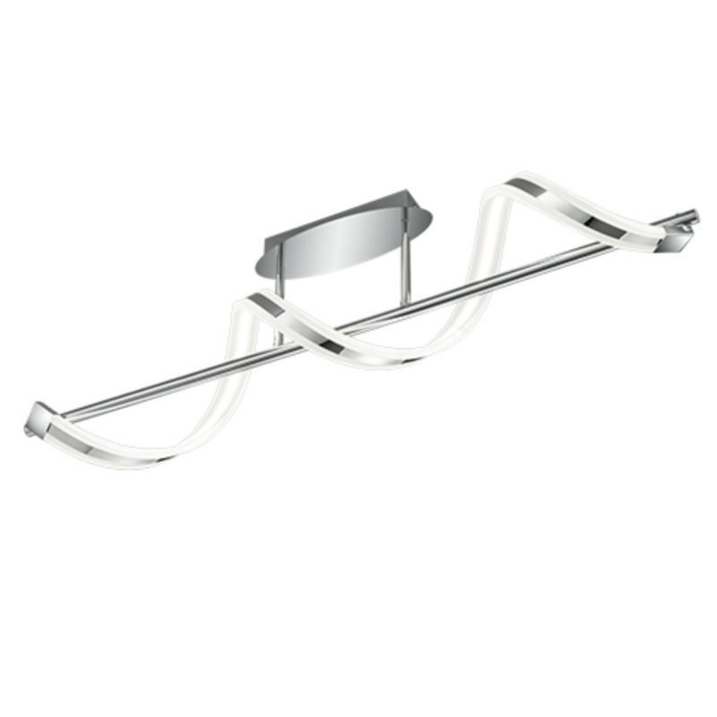 Lampa sufitowa wisząca Trio Sydney 9274 srebrno-biała nowoczesna wbudowany LED 21W 1 szt.