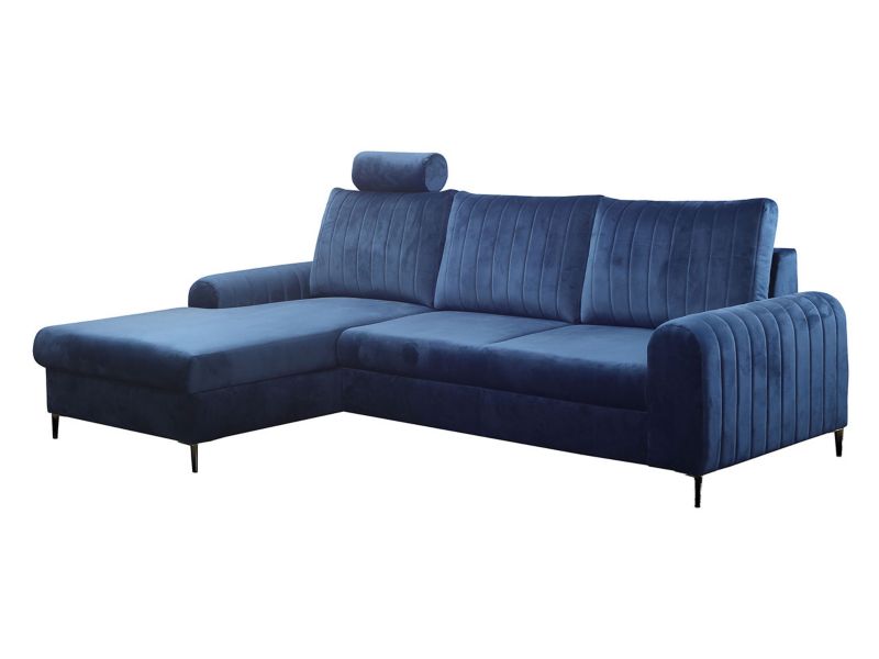 Narożnik z funkcją spania MIRJAN 24 Monaco lewy atramentowy 1 szt.