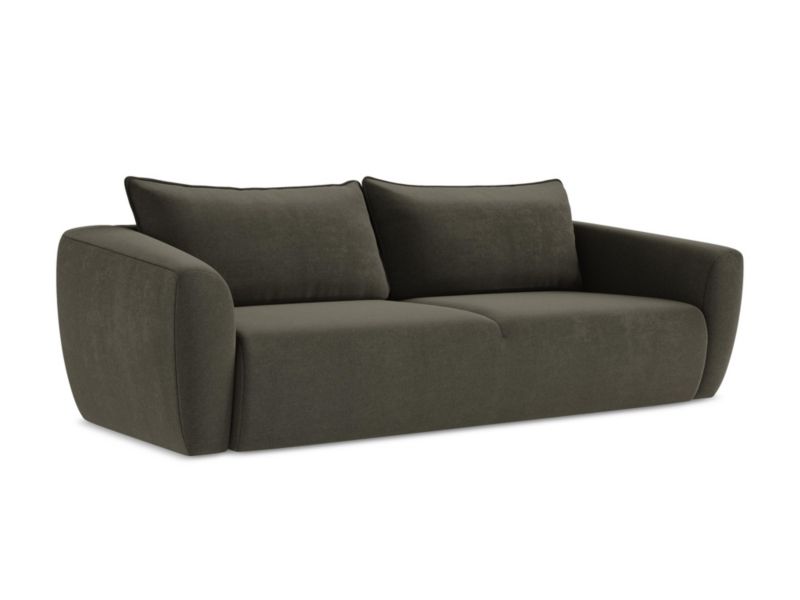 Kanapa 3-osobowa z funkcją spania LaMiaSofa PISA z tkaniny strukturalnej 238x102 cm kreci 1 szt.