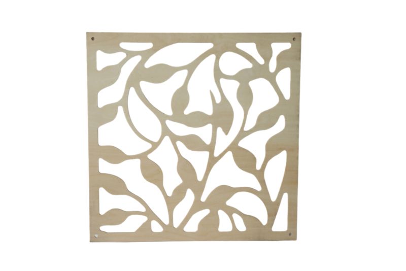 Panel wiszący Max-Stone QUADRO BOTANIC 39x39 cm lekka ścianka dekoracyjna sklejka 1 szt