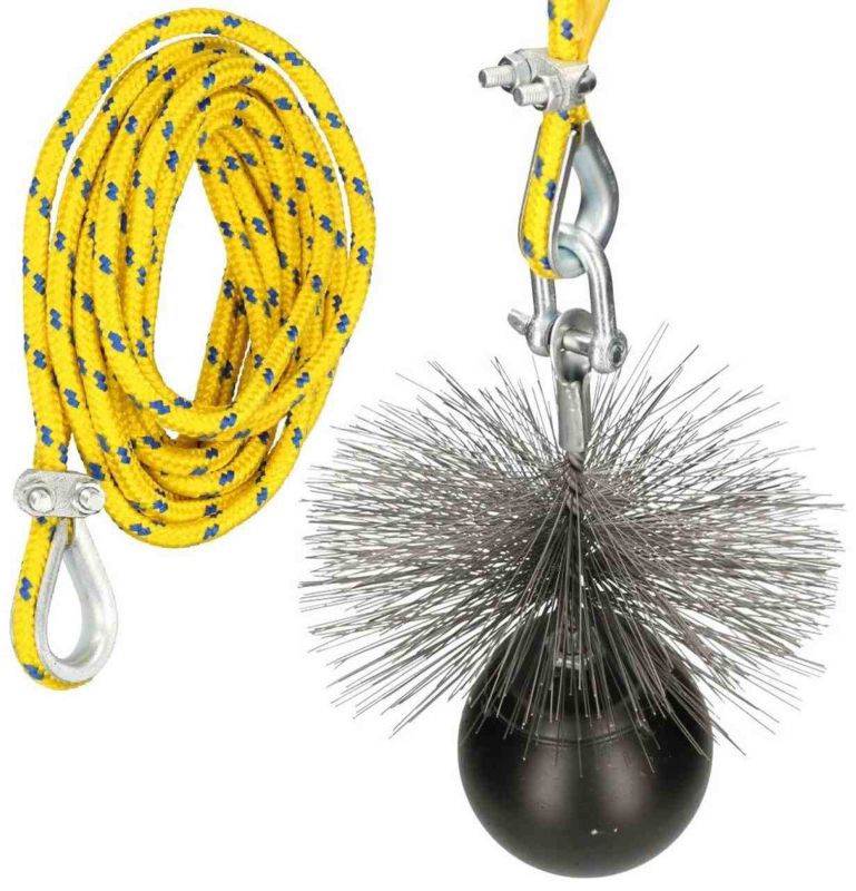 Zestaw kominiarski KOTARBAU 175 mm do czyszczenia kominów lina 12 m 1 kpl.