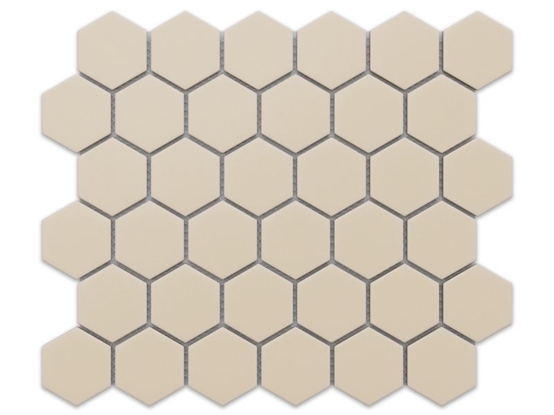 Mozaika ceramiczna Ilcom Heskagon Beige Mat 32.3 x 27.7cm 1szt.