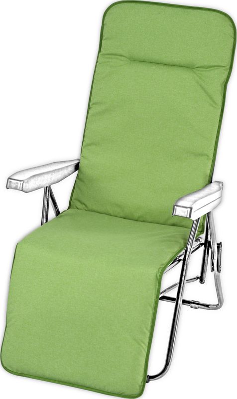 Poduszka na leżak fotel z podnóżkiem AMPO jasny zielony 1 szt.