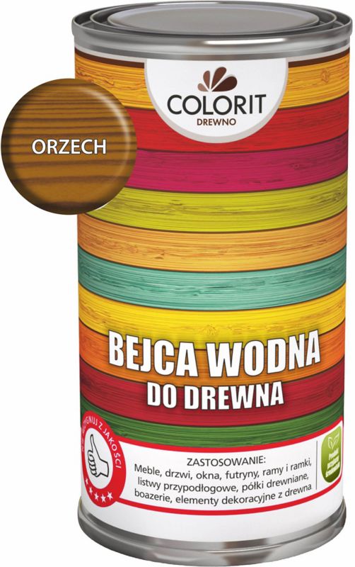 Bejca wodna Colorit Drewno orzech 0,5 l