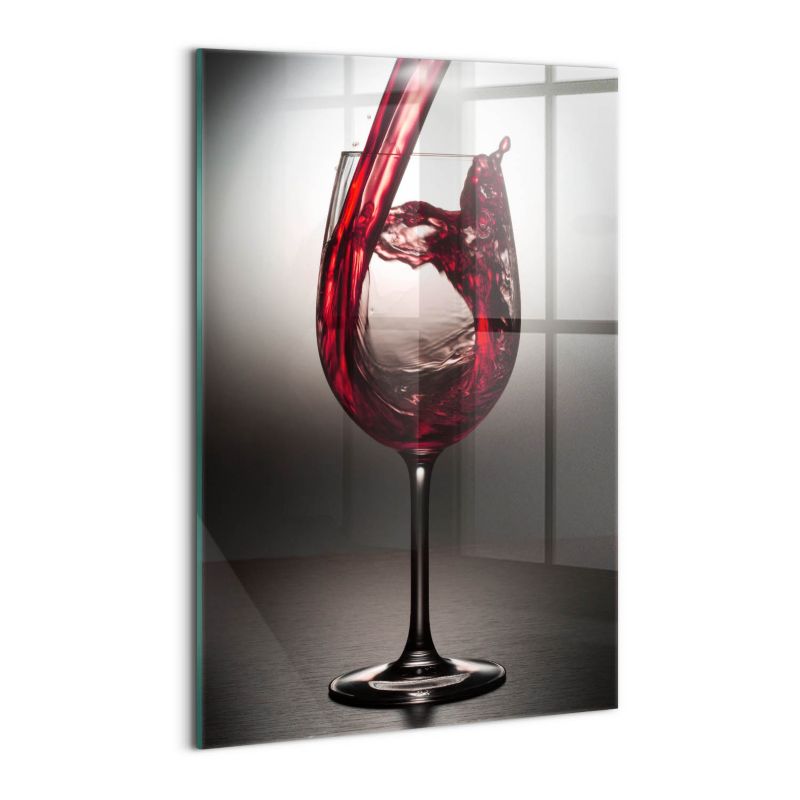 Obraz Szklany Wallfluent 40x60 cm Lampka wina 1 szt.