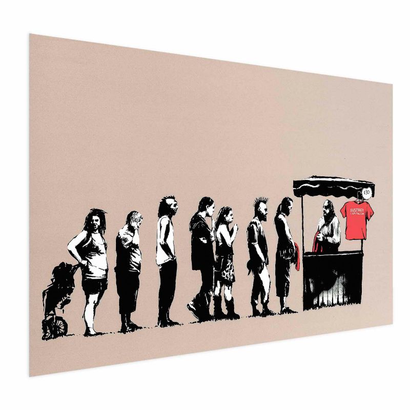 Plakat Artgeist Zniszczyć kapitalizm 60x40 cm bez ramy bez marginesu 1 szt