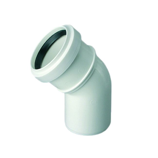 Kolano Pipelife 30° 110 mm białe