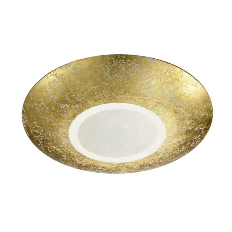 Plafon Trio Chiros złoto-biały LED 15.5W 3000K 1450 lm IP20 wym: 6 x 32 x 32 cm metal - 1 szt.