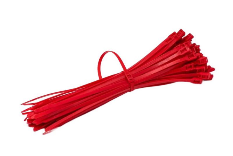 Opaska Zaciskowa Neopak Castle 350/7 mm Czerwona 100 szt.