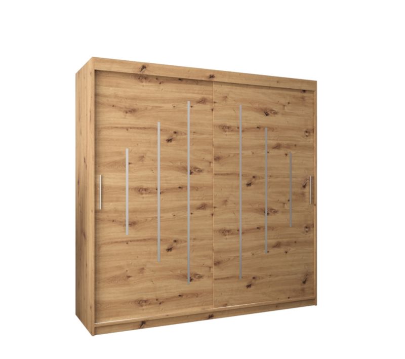 Szafa przesuwna Garderoba Abiks YORK 200 artisan/artisan 1 szt.