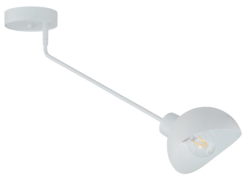 Lampa sufitowa wisząca Sigma Lighting Roy 0942 biała minimalistyczna 1xE27 x 1 szt.