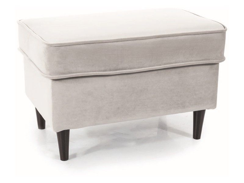 Pufa Signal RON VELVET jasnoszara 1 szt