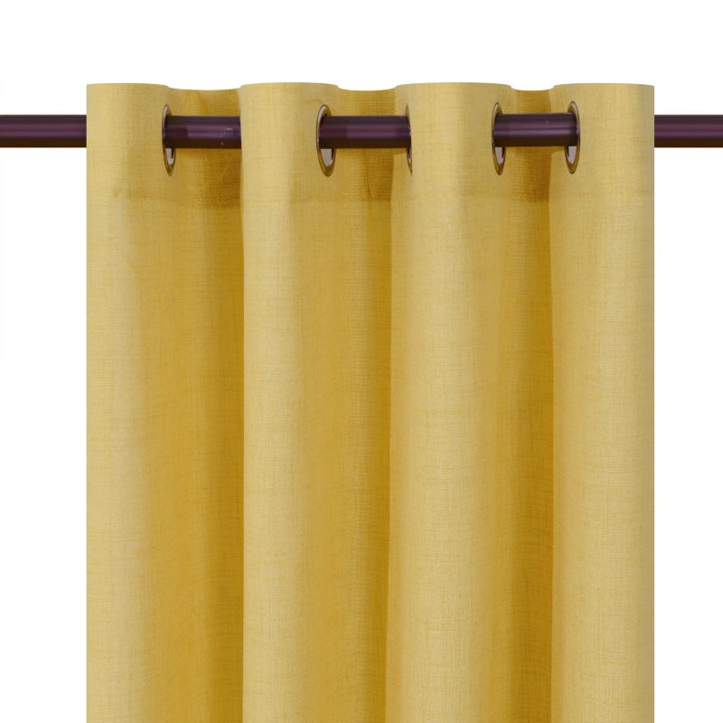 Zasłona Fayna 140 x 260 cm żółta
