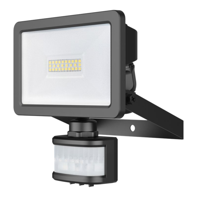 Naświetlacz GoodHome Lucan 20 W z czujnikiem ruchu czarny