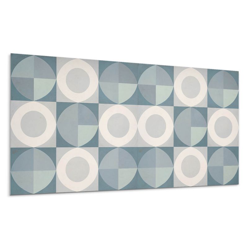 Kafelki samoprzylepne Wallfluent 60x30 cm Abstrakcyjne figury i okręgi 6 szt.