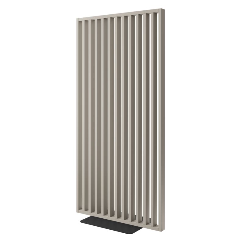 Ścianka Działowa z Podstawą - Gotowy zestaw- Piaskowy Beż - LAMELE3D - 1 szt.