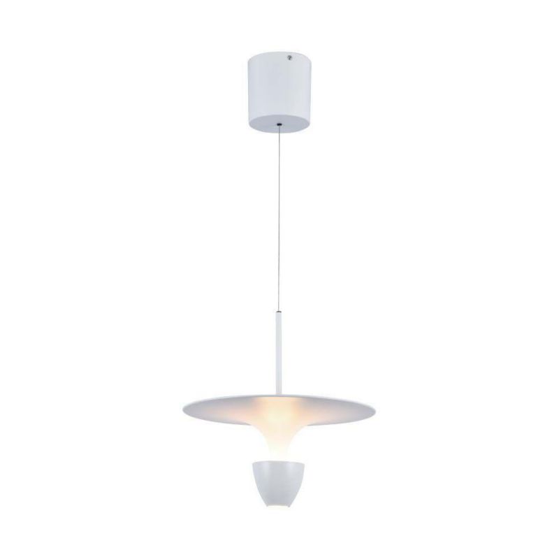 Lampa wisząca V-TAC Vt-7832 biała wym: 137 x 30 x 30 cm 1xwbudowany LED x 1 szt.