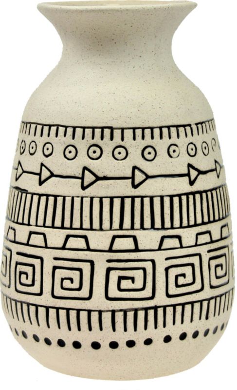 Wazon ceramiczny 21,5 cm beżowy