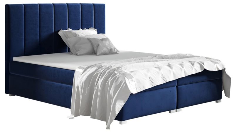 Łóżko kontynentalne 180x200 z pojemnikiem Bonni Brandi Niebieskie 1 szt.