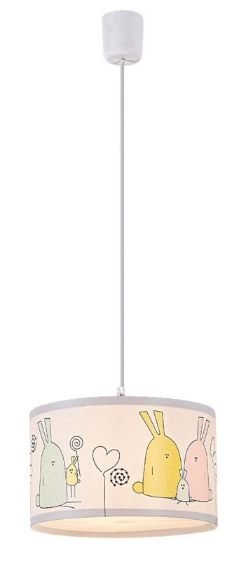 Lampa wisząca Rabalux Flappy 1664 multikolor dziecięca 1xE27 x 1 szt.