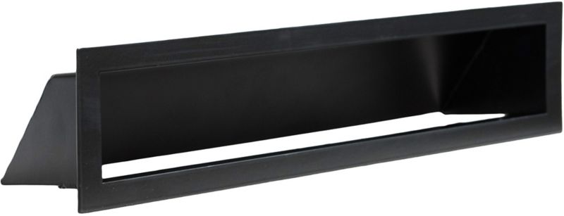 Kratka kominkowa NORDflam Aero 580 x 90 mm czarna